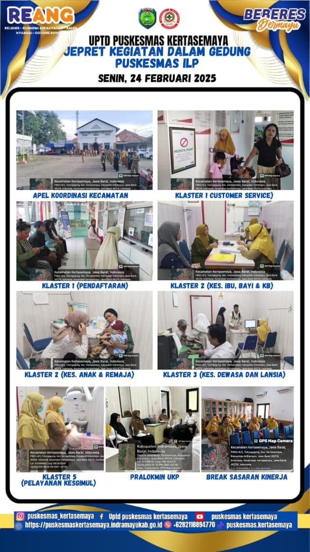 JEPRET KEGIATAN DALAM GEDUNG PUSKESMAS ILP